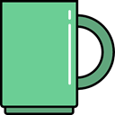 Tea Cup, mug, cup, coffee cup MediumAquamarine icon