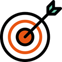 Aim, targeting, Targets, darts, focus, sports, bullseye Black icon