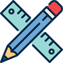 ruler, Tools And Utensils, settings, tool, Edit, pencil MidnightBlue icon