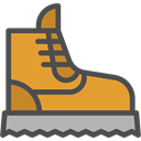 footwear, Boot, Clothes, fashion, Climbing DarkSlateGray icon