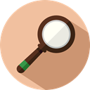 magnifying glass, Tools And Utensils, search, zoom, detective, Loupe BurlyWood icon