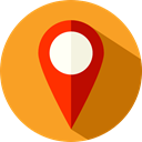 Map Point, placeholder, signs, map pointer, pin, Maps And Flags, Map Location Goldenrod icon