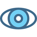 Body Part, Ophthalmology, show, optical, Eye, Multimedia Option DarkSlateBlue icon