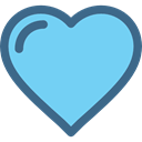 rate, Favourite, shapes, Heart, Favorite, signs LightSkyBlue icon