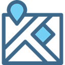 position, Geography, Orientation, Gps, location, placeholder, Maps And Flags, Map DarkSlateBlue icon