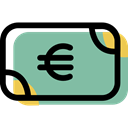 banking, investment, Business, Money, Cash, Euro, payment method DarkSeaGreen icon