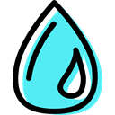 drops, water, Rain, raindrop, drop, nature, Teardrop, weather Turquoise icon