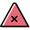 triangle, traffic sign, danger, warning, signs, Alert LightCoral icon