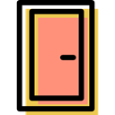 Entry, doorway, Access, Door LightSalmon icon