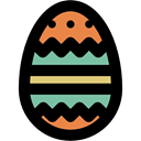 decoration, Easter Egg, food, egg, easter Black icon
