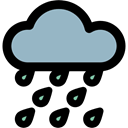 meteorology, Storm, rainy, Rain, sky, weather Black icon