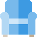 Armchair, sofa, livingroom, Comfortable, furniture SkyBlue icon