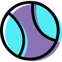 sport, sports, Sports Ball, tennis ball MediumPurple icon