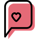 Message, chatting, Chat, speech bubble, Conversation, Speech Balloon, Multimedia LightCoral icon