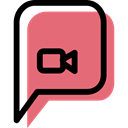 Multimedia, Speech Balloon, Message, speech bubble, Chat, technology, Conversation, chatting LightCoral icon