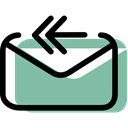 envelope, interface, Email, envelopes, Multimedia, Message, mail DarkSeaGreen icon