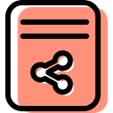 education, document, Archive, documents, share, interface, paper, File LightSalmon icon