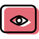 looking, Eyes, look, optical, Multimedia, Ophthalmology, vision, medical, Eye LightCoral icon