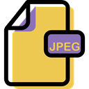 File, Format, document, Archive, Multimedia, Jpeg SandyBrown icon