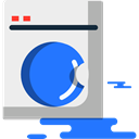 washing machine, cleaning, Electrical Appliance, Clean, wash, washing, Housekeeping WhiteSmoke icon