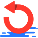 Circular Arrow, loading, Reload, Multimedia Option, Orientation, Direction, Arrows Tomato icon