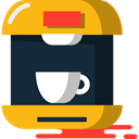 drink, technology, kitchenware, Coffee Shop, Coffee Maker, hot drink DarkSlateGray icon