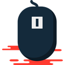 Mouse, clicker, Technological, Multimedia, computing, electronic, computer mouse, technology DarkSlateGray icon
