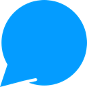 Bubble speech, Message, Comment, Chat, interface DodgerBlue icon
