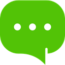 Comment, Bubble speech, interface, Message, Chat, Conversation LimeGreen icon