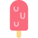 Dessert, summer, Ice cream, sweet, food, Summertime LightCoral icon