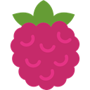 vegetable, Fruit, Blackberry, food, raspberry MediumVioletRed icon