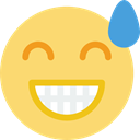 people, Emotion, interface, feelings, smiley, Face, Relieved, smiling, Emoticon Khaki icon