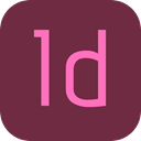Adobe Indesign, editor, interface, program, Edition, graphic design, Indesign, Sofware Brown icon