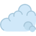 Atmospheric, weather, Cloudy, Cloud, sky, Cloud computing, Clouds Lavender icon