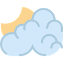 Cloud, Cloudy Night, Atmospheric, weather, Cloudy, sky Lavender icon