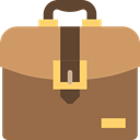 portfolio, Briefcase, Bag, Business, suitcase Sienna icon