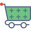 market, shopping, trolley, store, Shop, Cart DarkSeaGreen icon