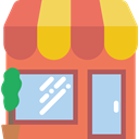 Business, store, food, Shop, commerce Coral icon
