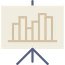 graphic, Business, chart, finances, financial, Bars, Presentation, statistics Beige icon