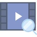 interface, video player, Multimedia Option, movie, Multimedia, Play button MediumPurple icon