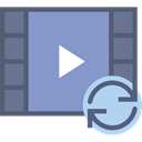 Multimedia, Play button, Multimedia Option, interface, movie, video player MediumPurple icon