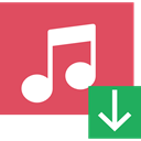 Quaver, interface, musical note, song, music player, music IndianRed icon