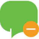 Multimedia, Speech Balloon, Message, interface, Conversation, chatting, Chat, speech bubble YellowGreen icon