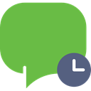 speech bubble, Conversation, chatting, interface, Chat, Message, Speech Balloon, Multimedia YellowGreen icon