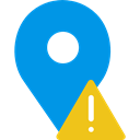 map pointer, Map Location, placeholder, signs, Maps And Flags, interface, pin, Map Point DodgerBlue icon