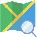 position, location, Map, Maps And Flags, interface, Orientation, Geography MediumSeaGreen icon