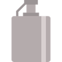 Bottle, drinks, flask, canteen, food, Alcohol DarkGray icon