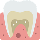 molar, tooth, Dentist, medical DarkSalmon icon
