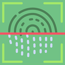 Fingerprint Scan, technology, Protection, scan, security DarkSeaGreen icon