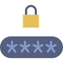 Protection, security, Passkey, password, Pin Code DimGray icon